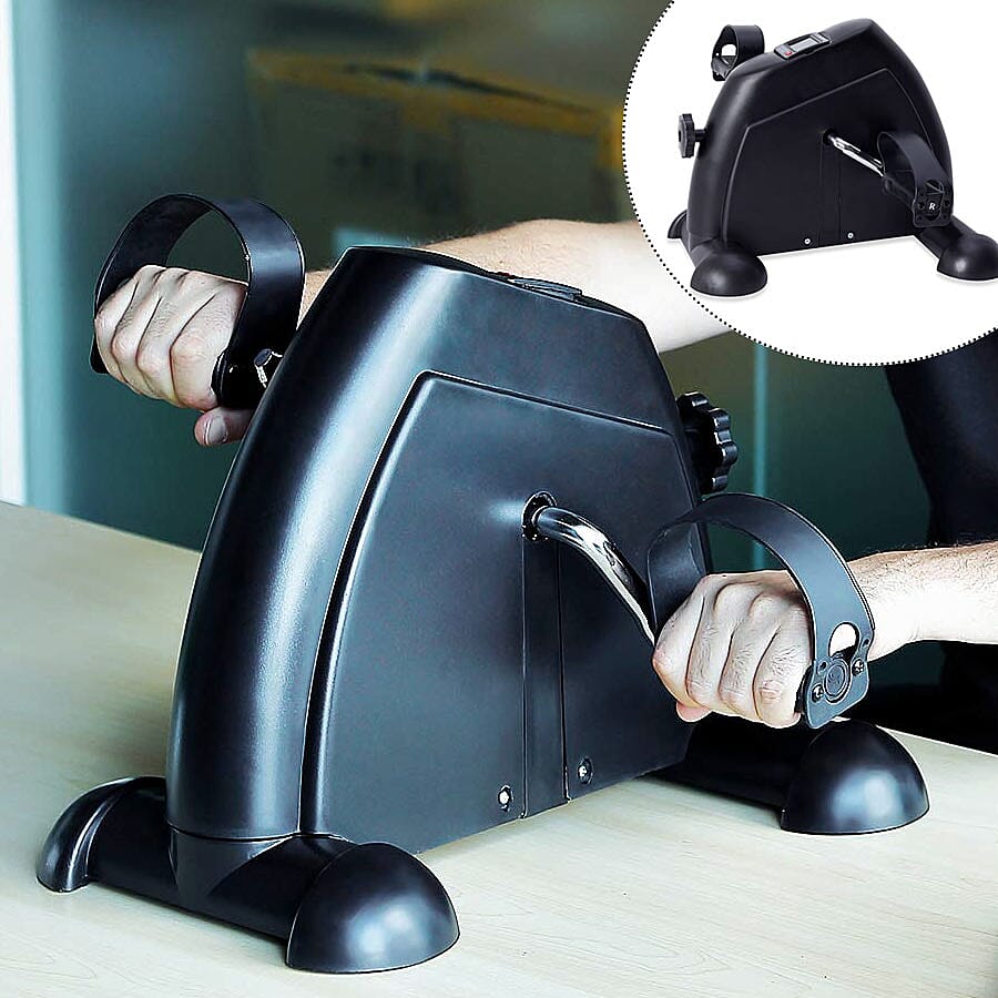 Mini Bike Pedal Exerciser With Digital Display - Black 6088747 3