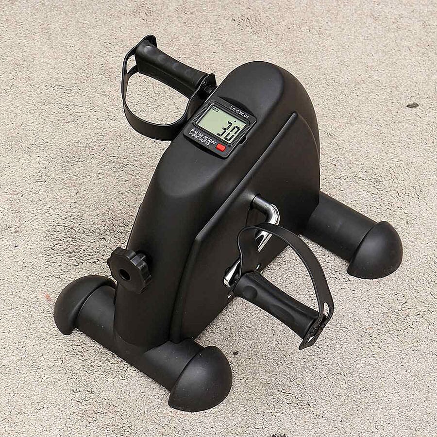 Mini Bike Pedal Exerciser With Digital Display - Black 6088747 4