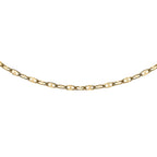 9K Yellow Gold  Flat Rambo Chain (Size 24),With Spring Ring Clasp
