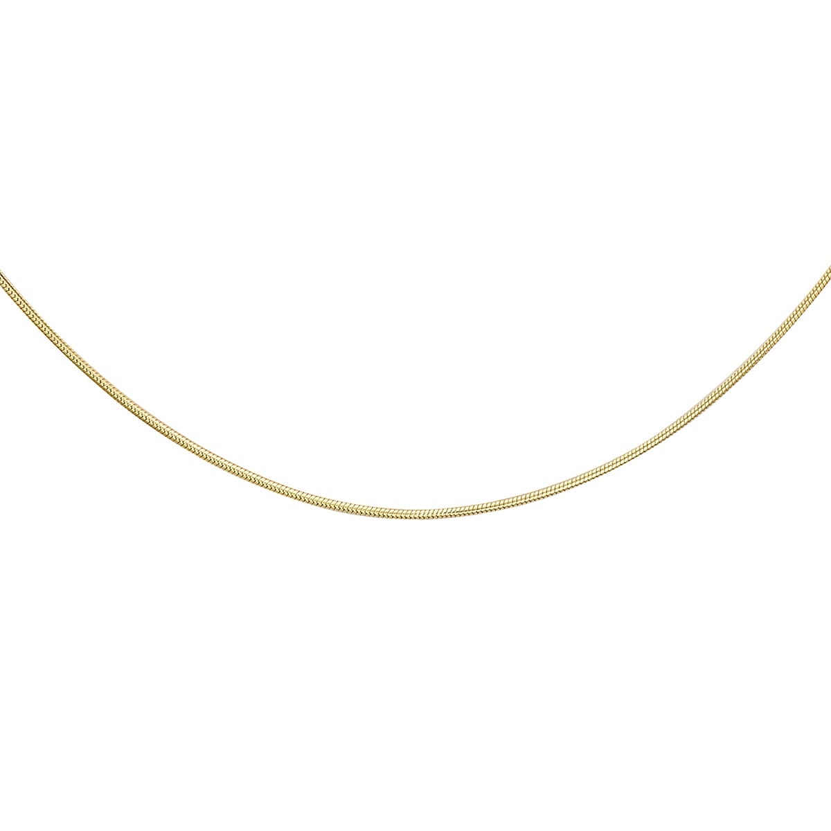 Mini Round Snake Chain 16 Inch in 9K Yellow Gold 7575576 0