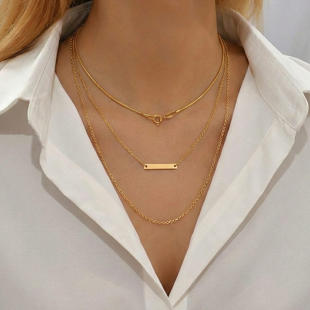 Mini Round Snake Chain 16 Inch in 9K Yellow Gold 7575576 5