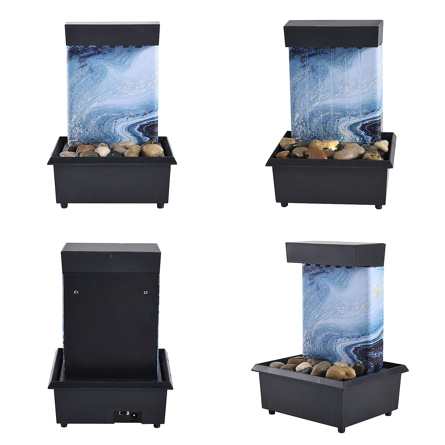 Waterfall Water Fountain with LED Light  (2 AA Battery, Not Included) 7021864 2