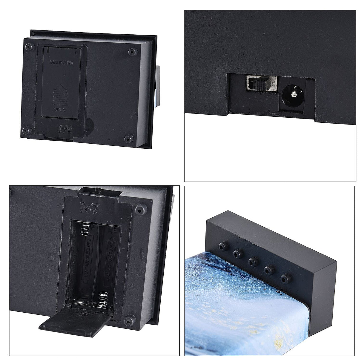 Waterfall Water Fountain with LED Light  (2 AA Battery, Not Included) 7021864 3
