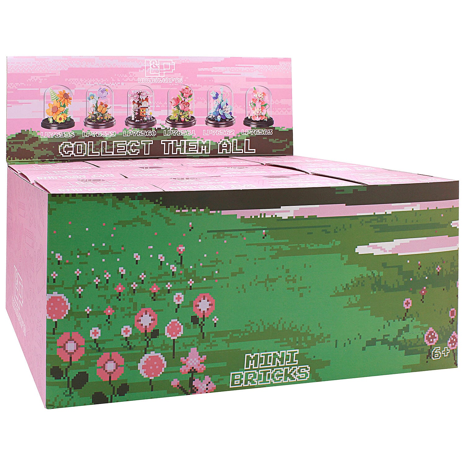 Minibricks Colourful Tulips with a Dome 8296465 3