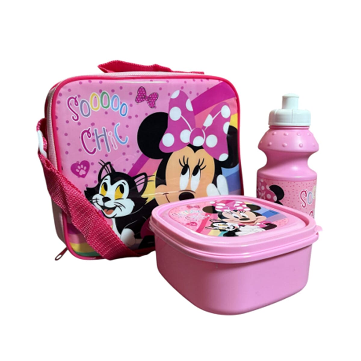 Minnie Mouse 3 Piece Lunch Set - Pink 8512648 0