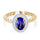 Yellow Gold Tanzanite Rings