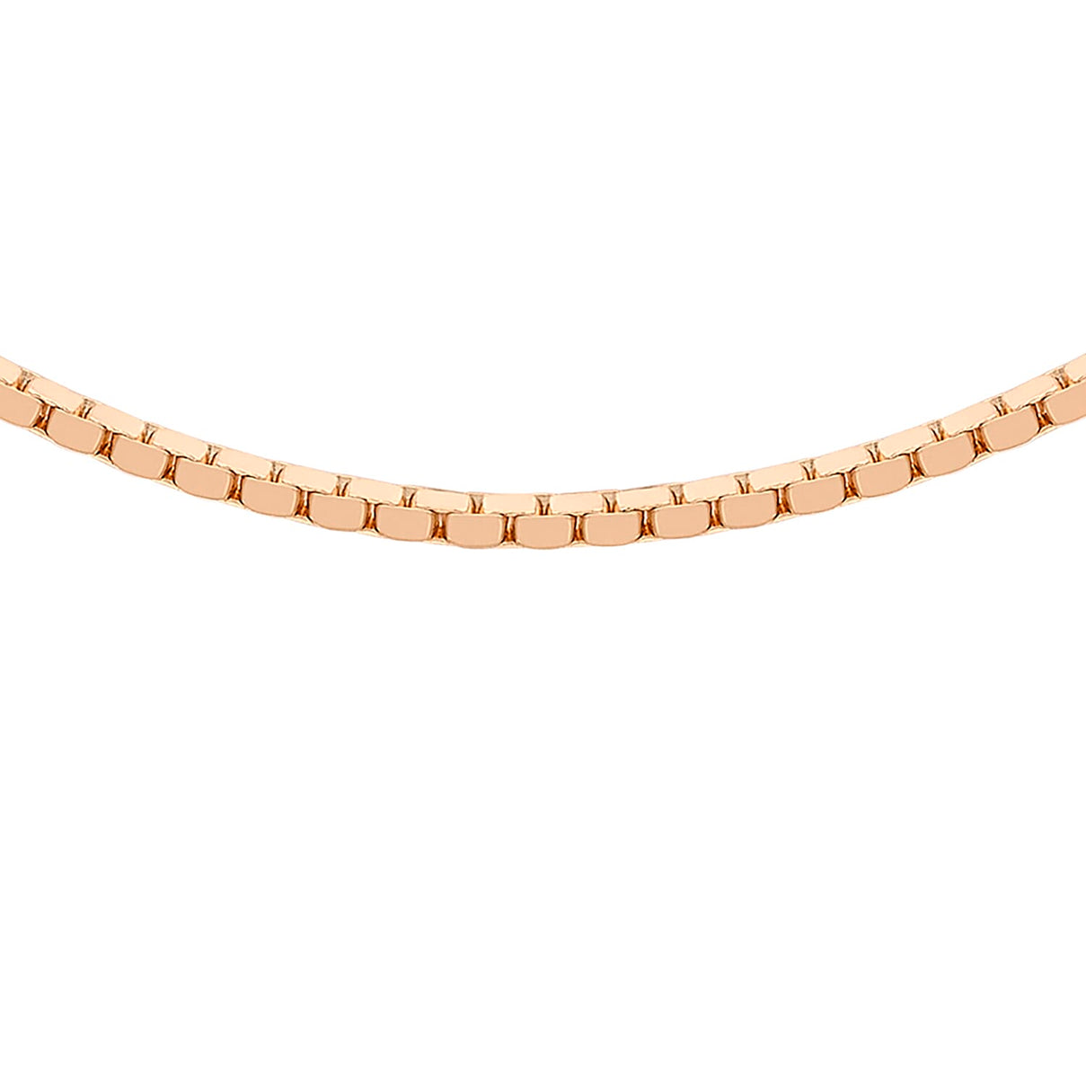 Mirror Box Chain 16 Inch in 9K Rose Gold 7582357 3