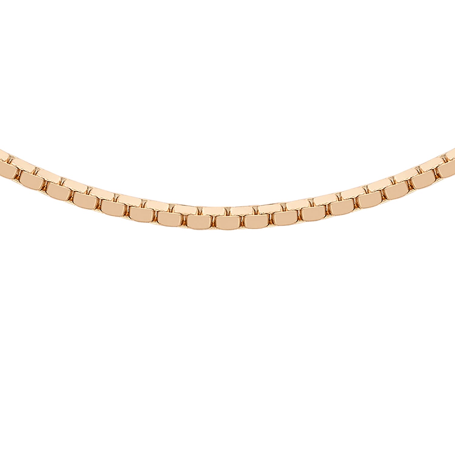 Mirror Box Chain 16 Inch in 9K Rose Gold 7582357 3