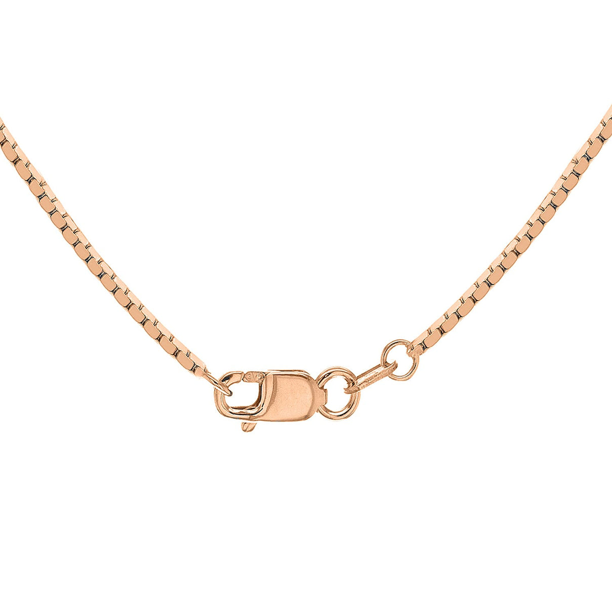 Mirror Box Chain 16 Inch in 9K Rose Gold 7582357 4