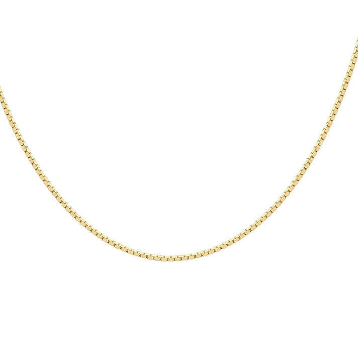 Mirror Box Chain 18 Inch in 9K Yellow Gold 7581779 1