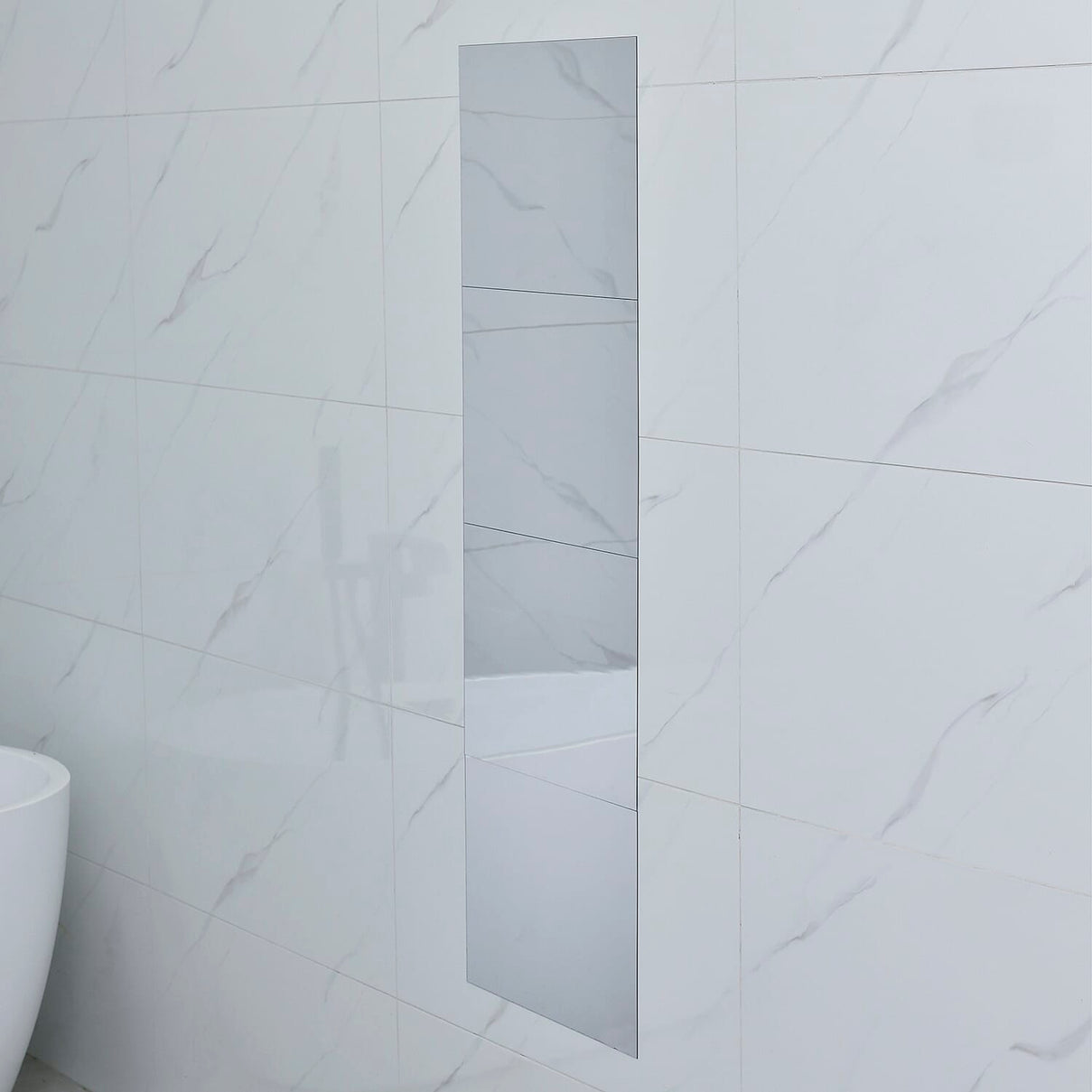 Self-Adhesive Mirror Sheets (Pack of 4) 7646230 1
