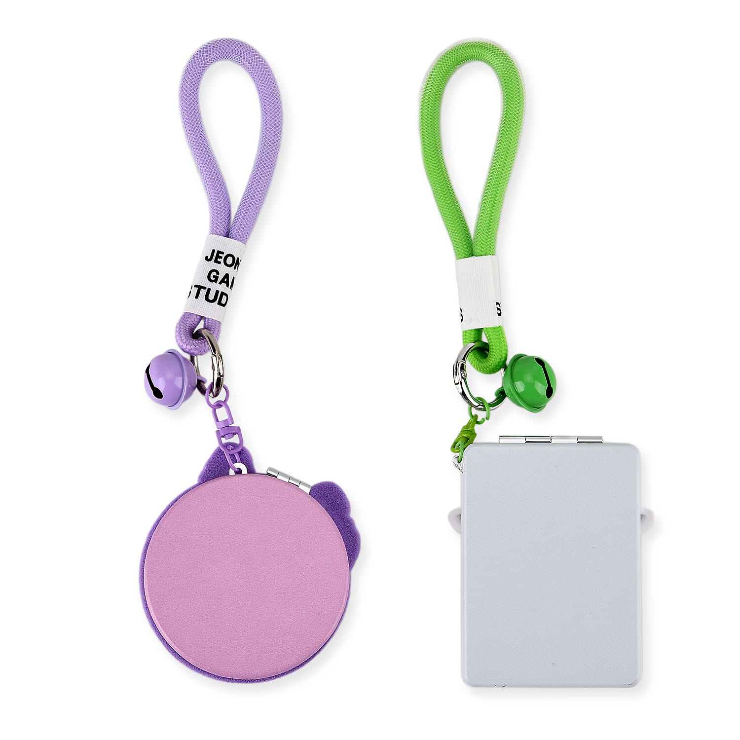 Set of 2 - 3D Character Design Compact Mirrors - Blue &amp; Purple V32517670 4