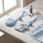Set of 2 - 3D Character Design Compact Mirrors - Blue