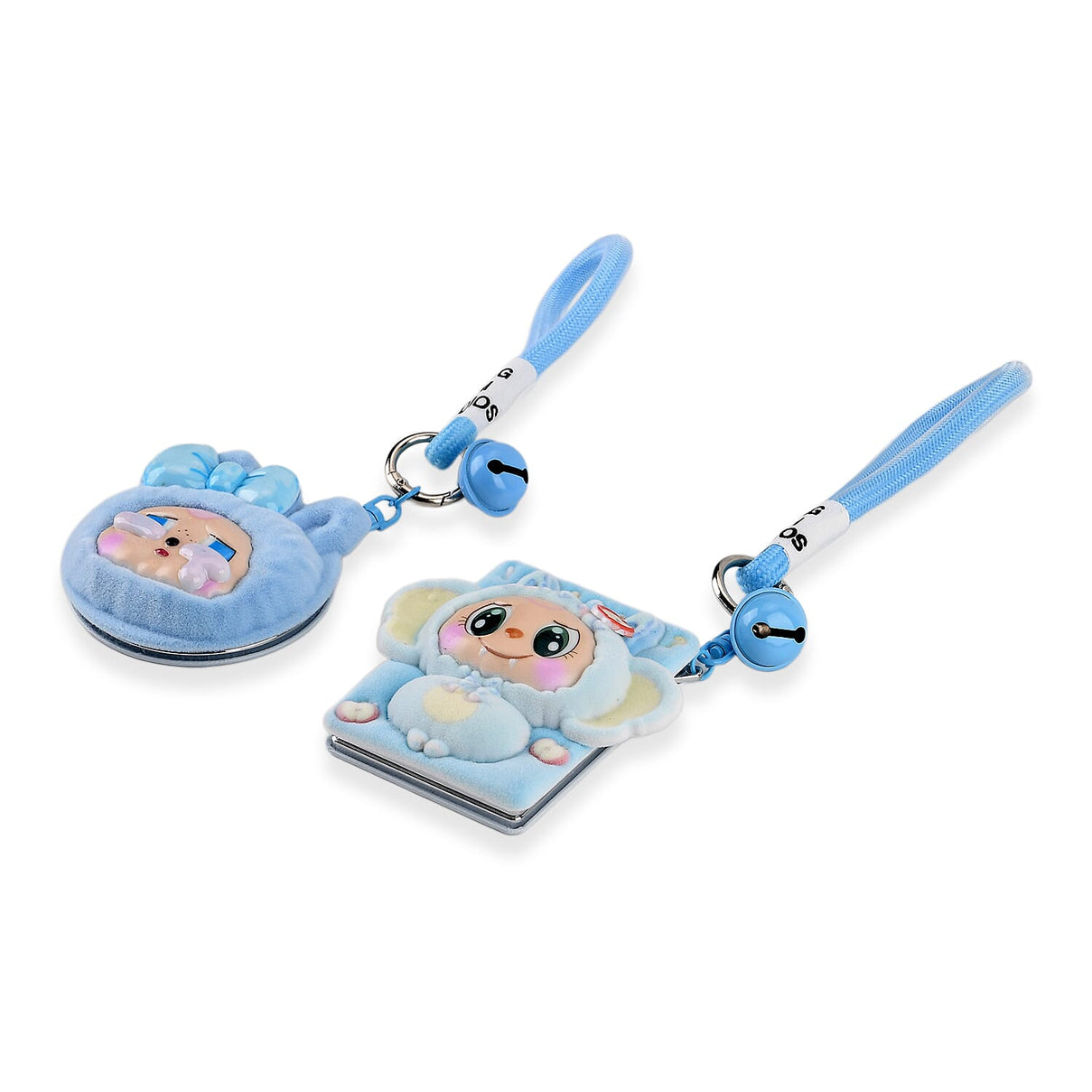 Set of 2 - 3D Character Design Compact Mirrors - Blue V32517728 3