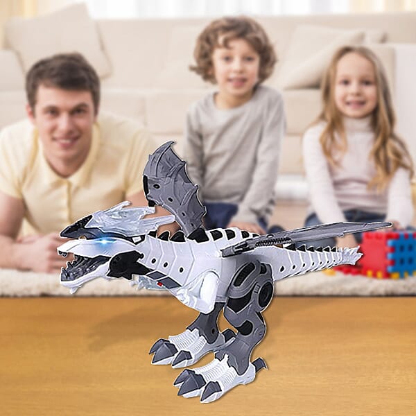 Mist Spray Dragon Toy for Kids with Simulation Roaring, Spraying, Shaking Head, Red Light and Sound 7274798 2
