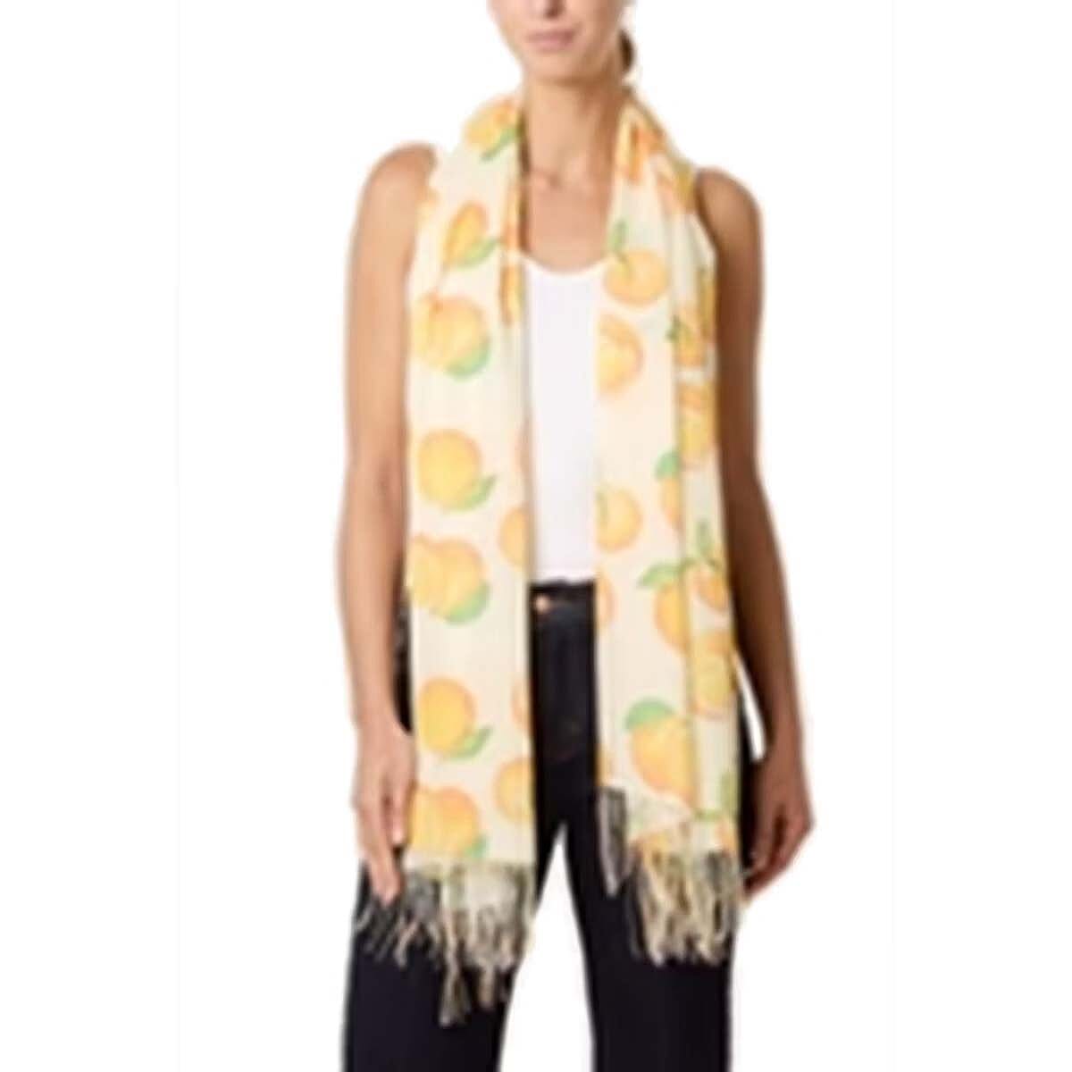 Misumi Orange Print Scarf 8530200 0