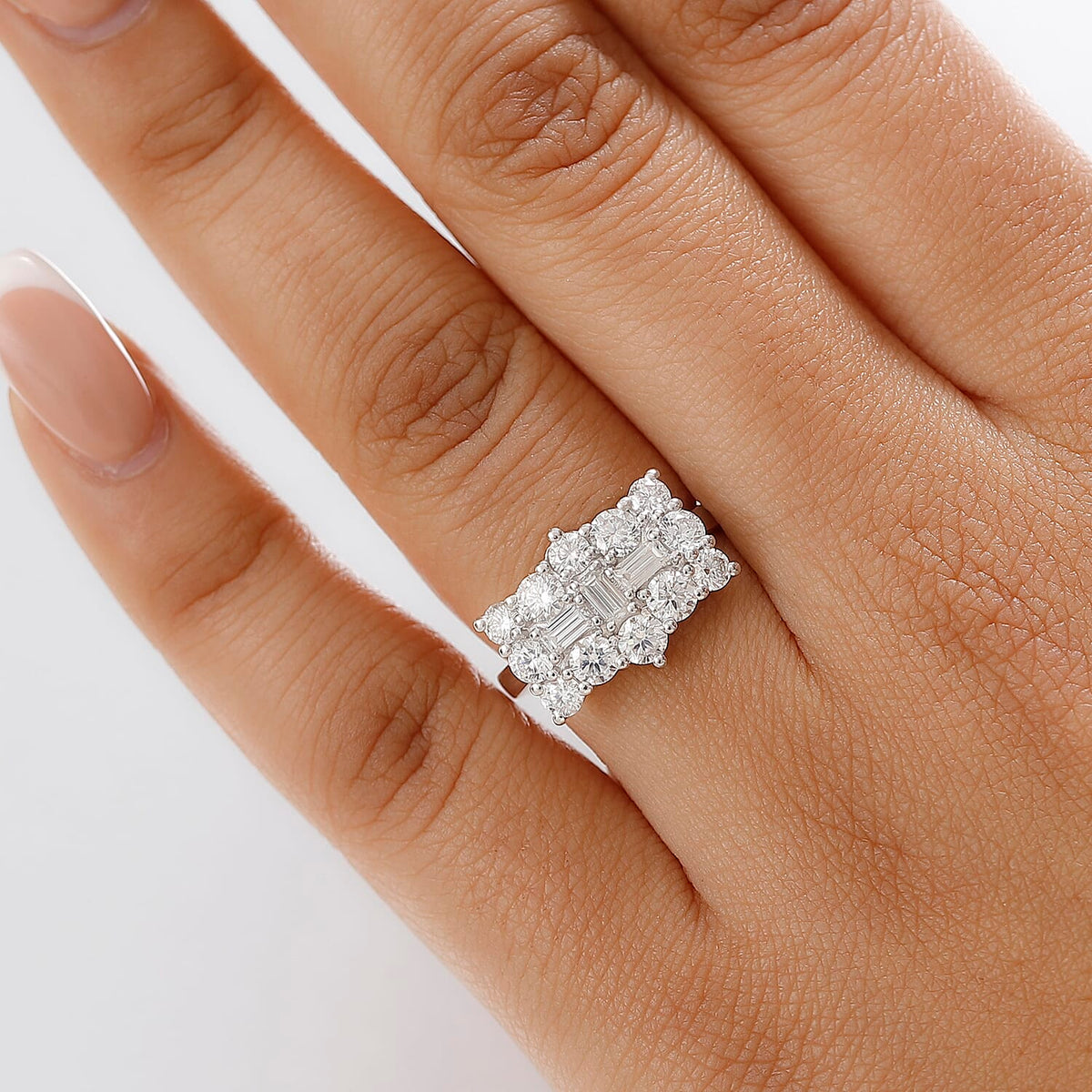 Moissanite Boat Ring in Sterling Silver 2.32 Ct. 8049718 3