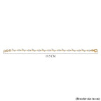 Moissanite Fancy Bracelet With Lobaster Clasp (Size - 7.5) in 18K Vermeil Yellow Gold Plated Sterling Silver 3.02 Ct