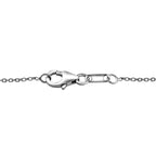 Moissanite Star Necklace (Size - 20) in Platinum Overlay Sterling Silver