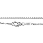 Moissanite Bubble Necklace (Size - 20) in Platinum Overlay Sterling Silver