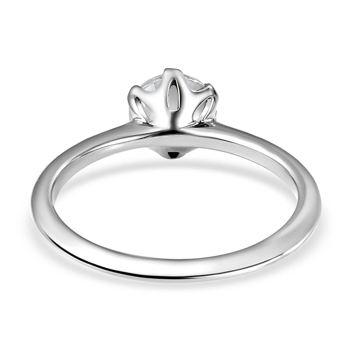 Moissanite Solitaire Ring in Sterling Silver 1.72 ct. 7211207 4