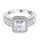 Moissanite Halo Rings