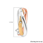 Moissanite J Hoop Half Hoop Earrings