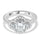 Moissanite Halo Rings