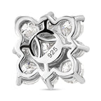 Moissanite Pendant in Platinum Overlay Sterling Silver 1.75 Ct.