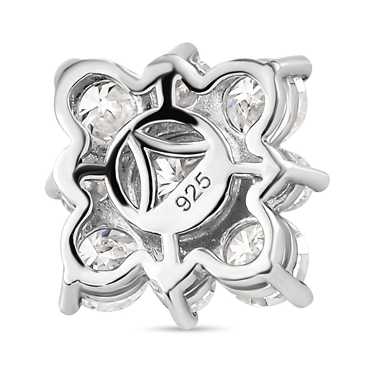 Moissanite Pendant in Platinum Overlay Sterling Silver 1.75 Ct. 8919303 5