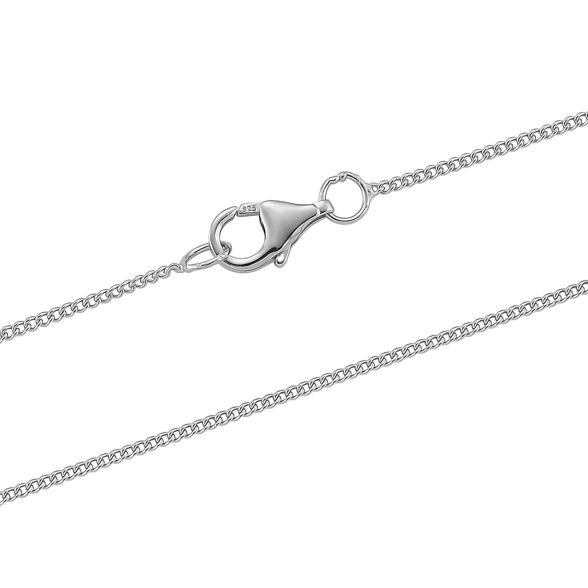 D'Joy 6 Ct. Moissanite Lily Pendant with Chain (Size - 18) in Rhodium Overlay Sterling Silver V32514850 6