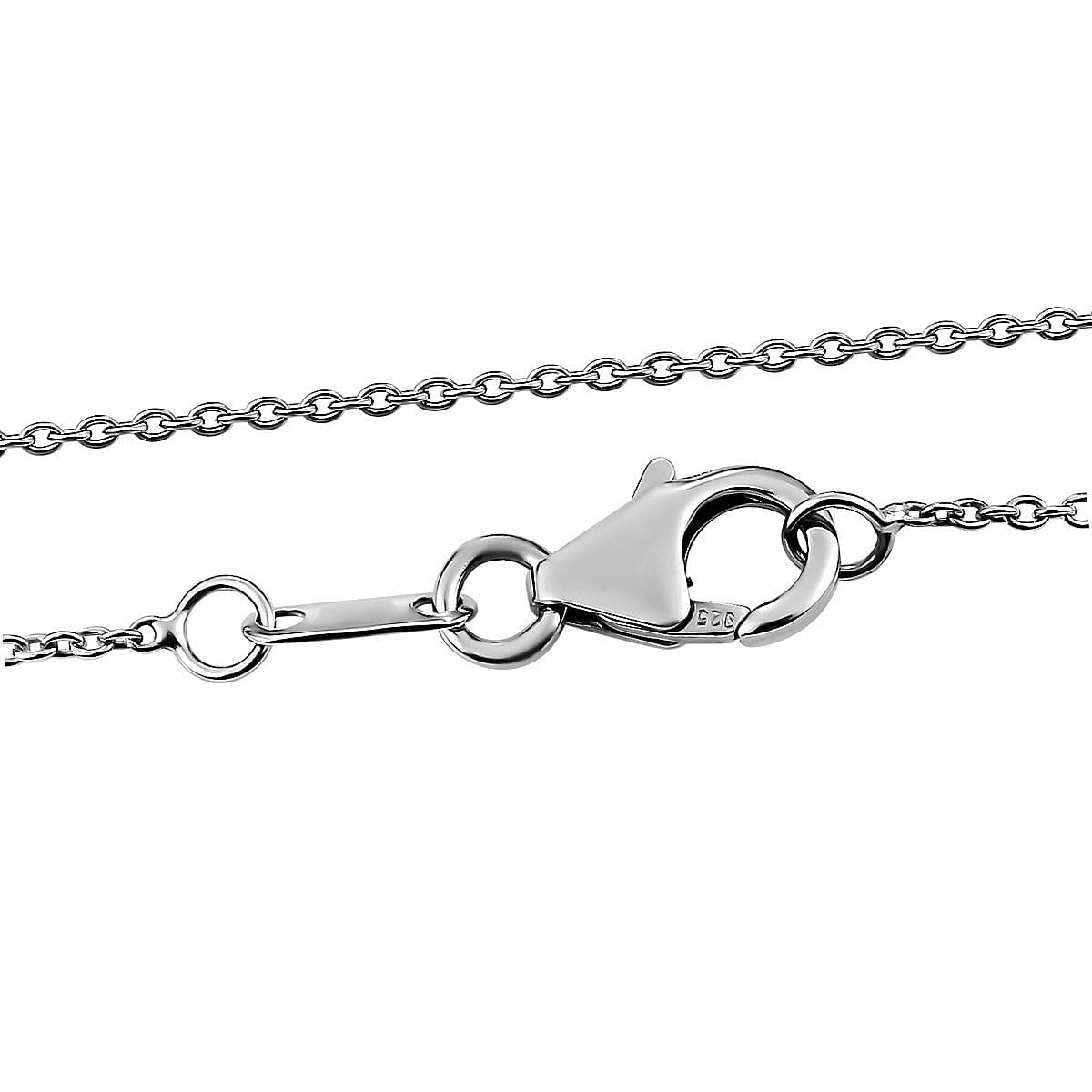 Moissanite Pendant with Chain (Size 20) in Platinum Overlay Sterling Silver 1.84 Ct. 4141221 6