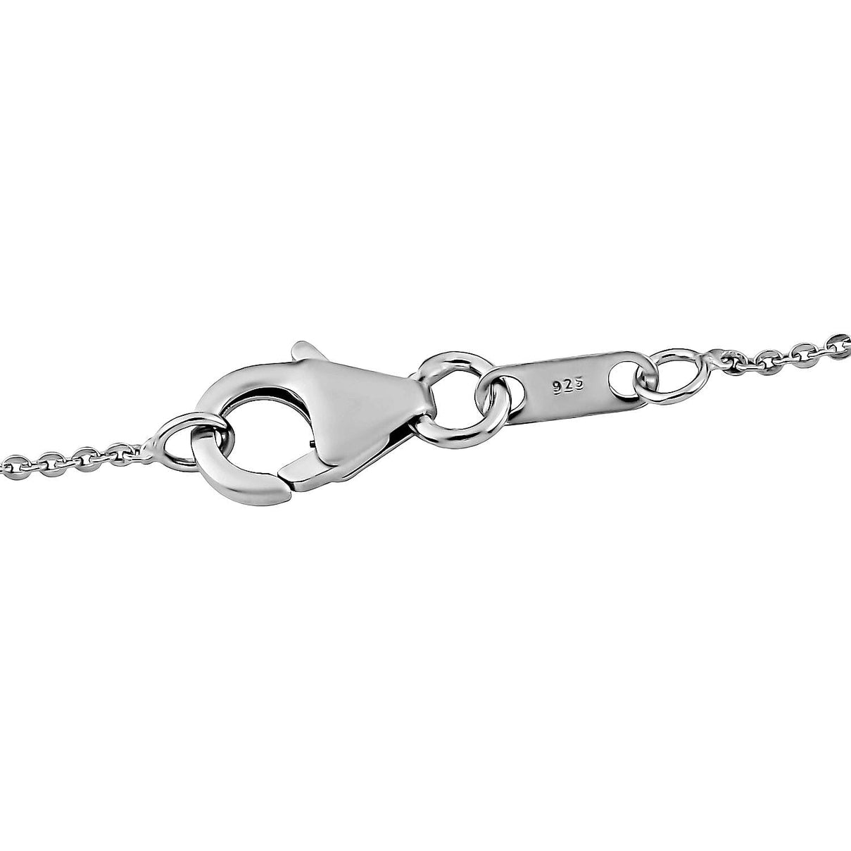 Moissanite Key Pendant with Chain (Size 20) in Platinum and 18K Vermeil Yellow Gold Plated Sterling Silver 4194568 6
