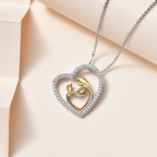 Moissanite Pendant with Chain (Size 20) in Platinum Overlay Sterling Silver  Wt. 5.35 Gms  0.280  Ct.