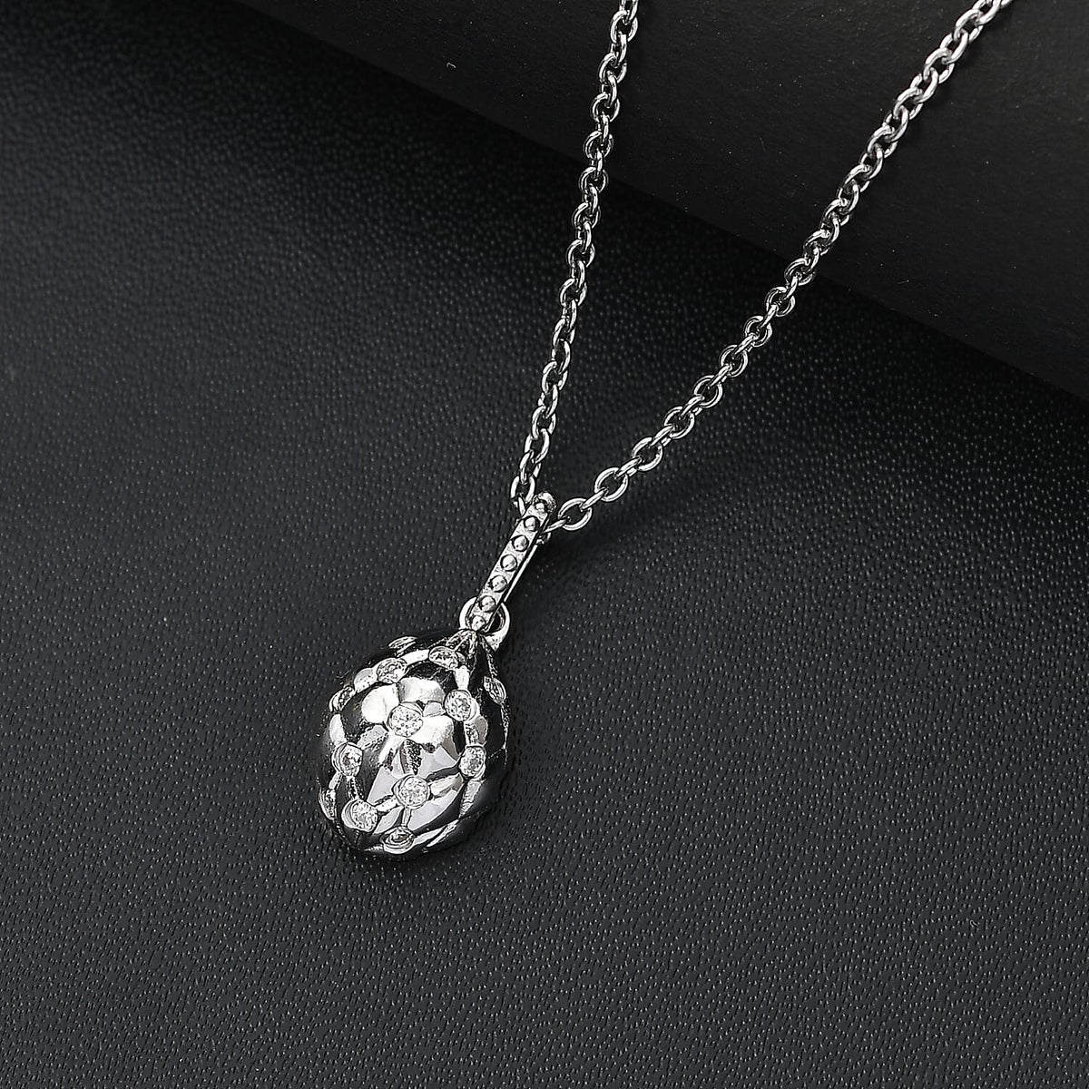 Moissanite Pendant with Chain (Size 20) in Rhodium Overlay Sterling Silver 4357329 3