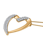 Moissanite Pendant with Chain (Size 20) in Vermeil YG Sterling Silver