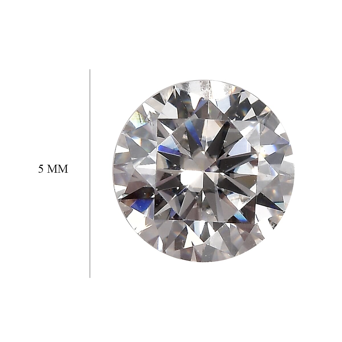 0.4 Ct. Moissanite Loose Gemstone in Round Shape (5 mm) 8062483 4