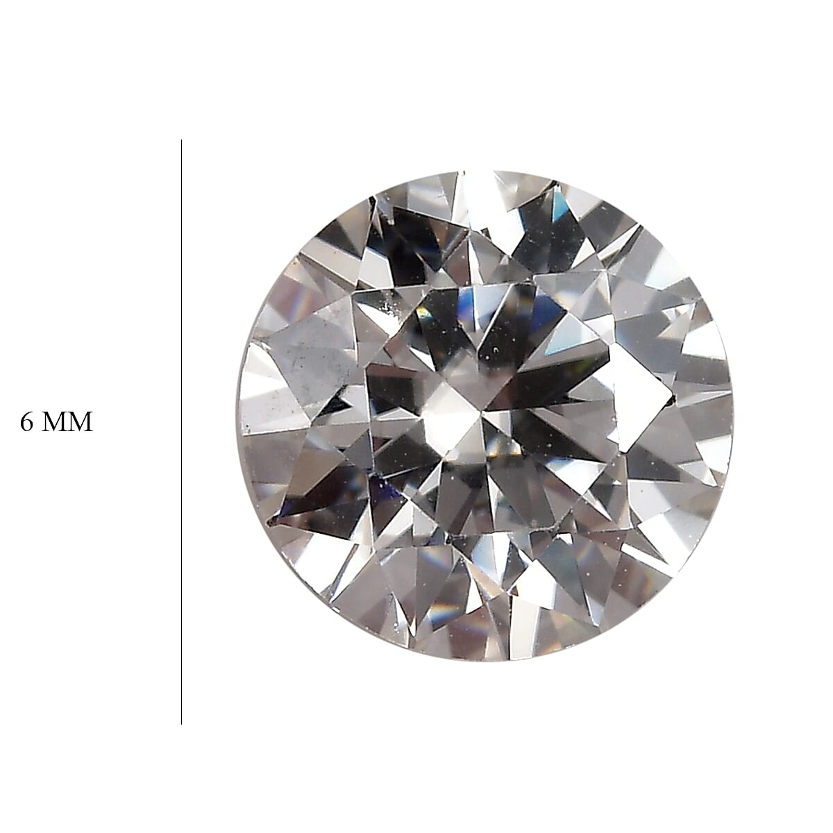 0.69 Ct. Moissanite Loose Gemstone in Round Shape (6 mm) 8062312 4