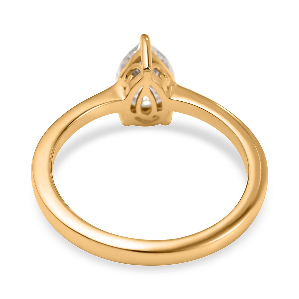 Moissanite  Solitaire Ring in Vermeil YG Sterling Silver 2.30 ct  2.040  Ct. 7662950 4