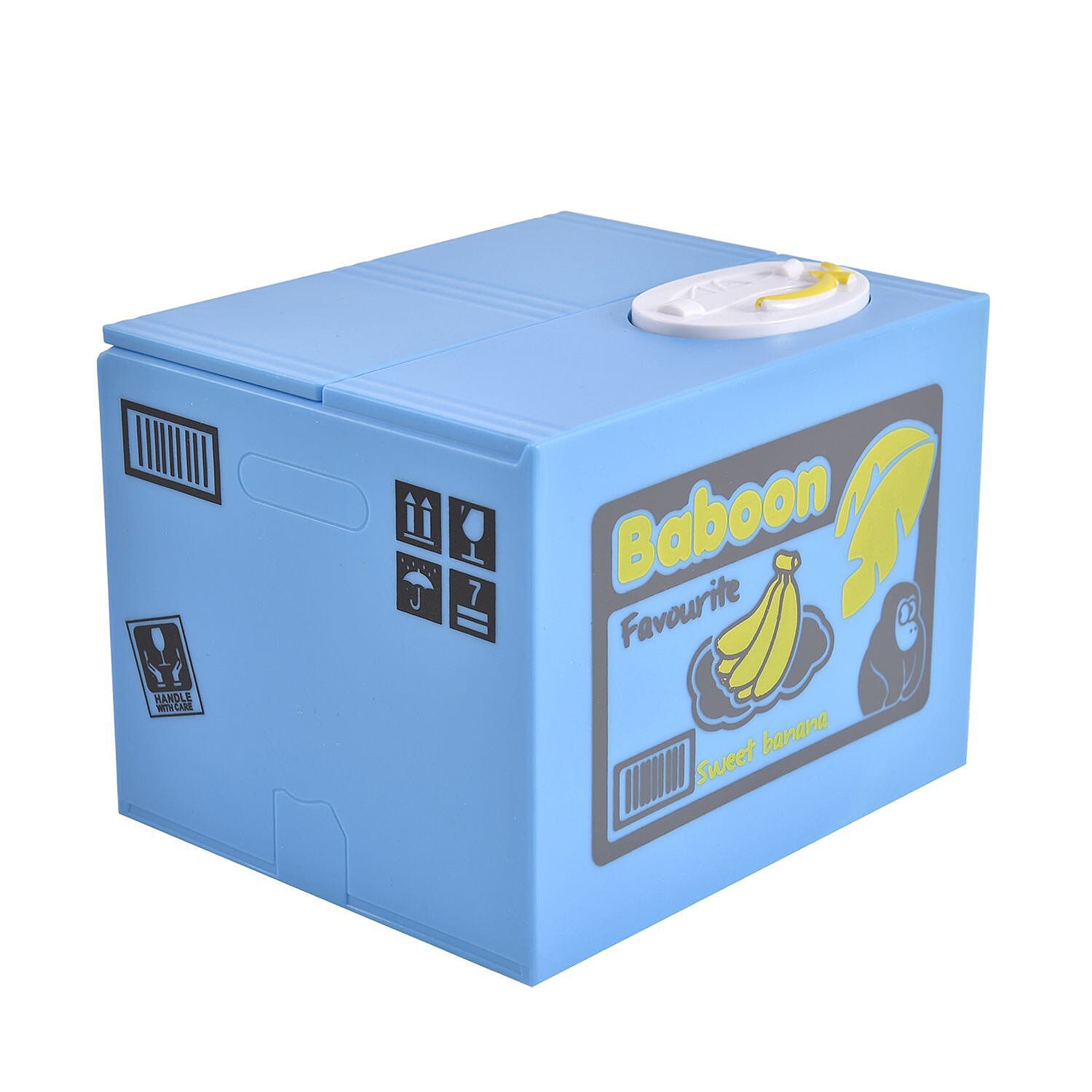 Monkey - Banana Pattern Coin Stealing Box (Size 12x10x9 Cm) 7155116 2
