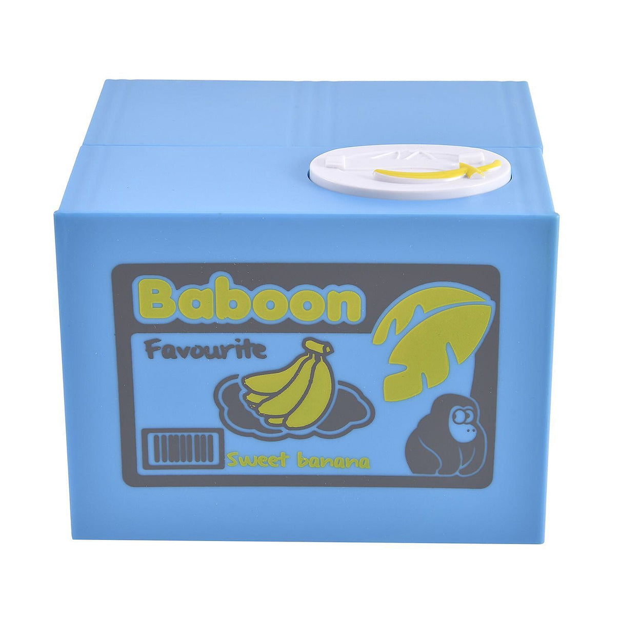 Monkey - Banana Pattern Coin Stealing Box (Size 12x10x9 Cm) 7155116 3