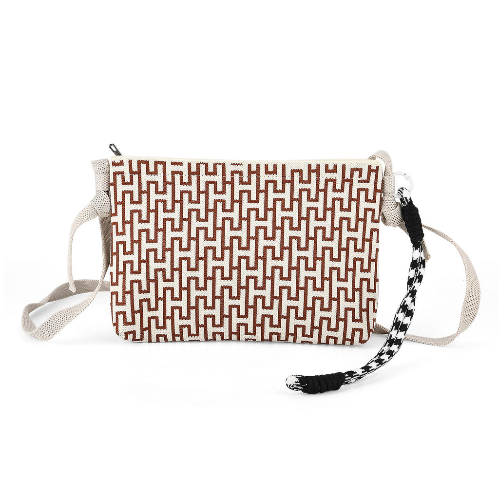 Designer-Inspired Monogram Print  Crossbody Bag - Monogram