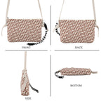 Designer-Inspired Monogram Print  Crossbody Bag - Monogram