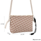 Designer-Inspired Monogram Print  Crossbody Bag - Monogram