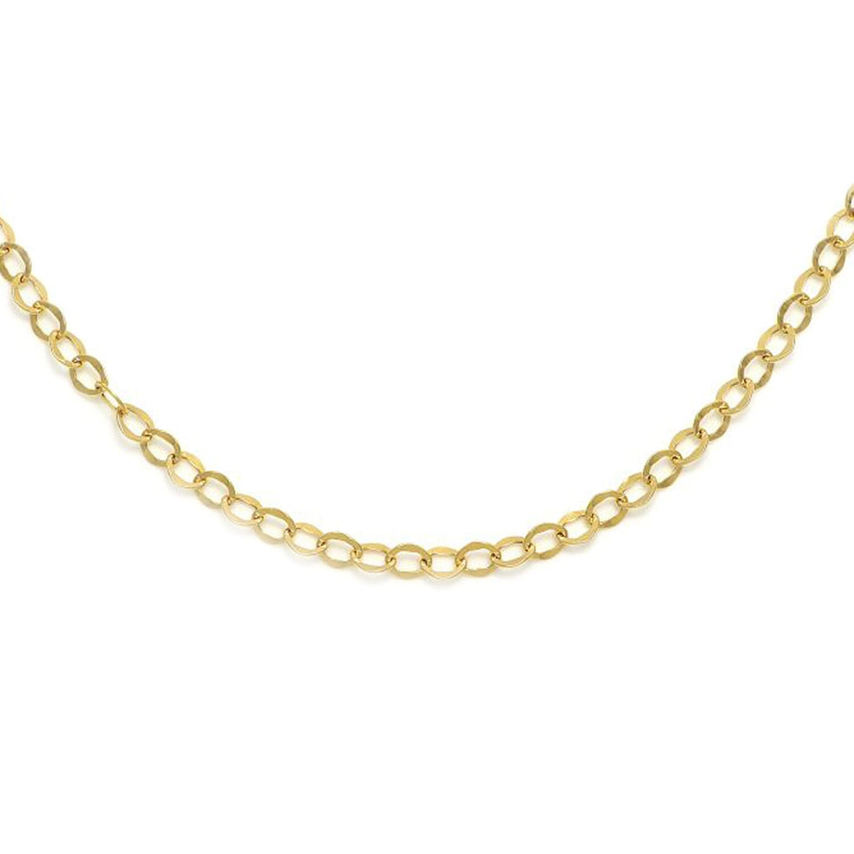 Monster Deal- Italian Made 9K Yellow Gold Belcher Necklace (Size - 20) 6920211 0
