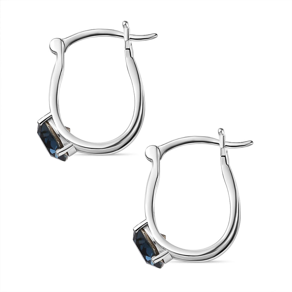 Montana Finest Austrian Crystal Earrings in Platinum Overlay Sterling Silver 2.35 Ct.