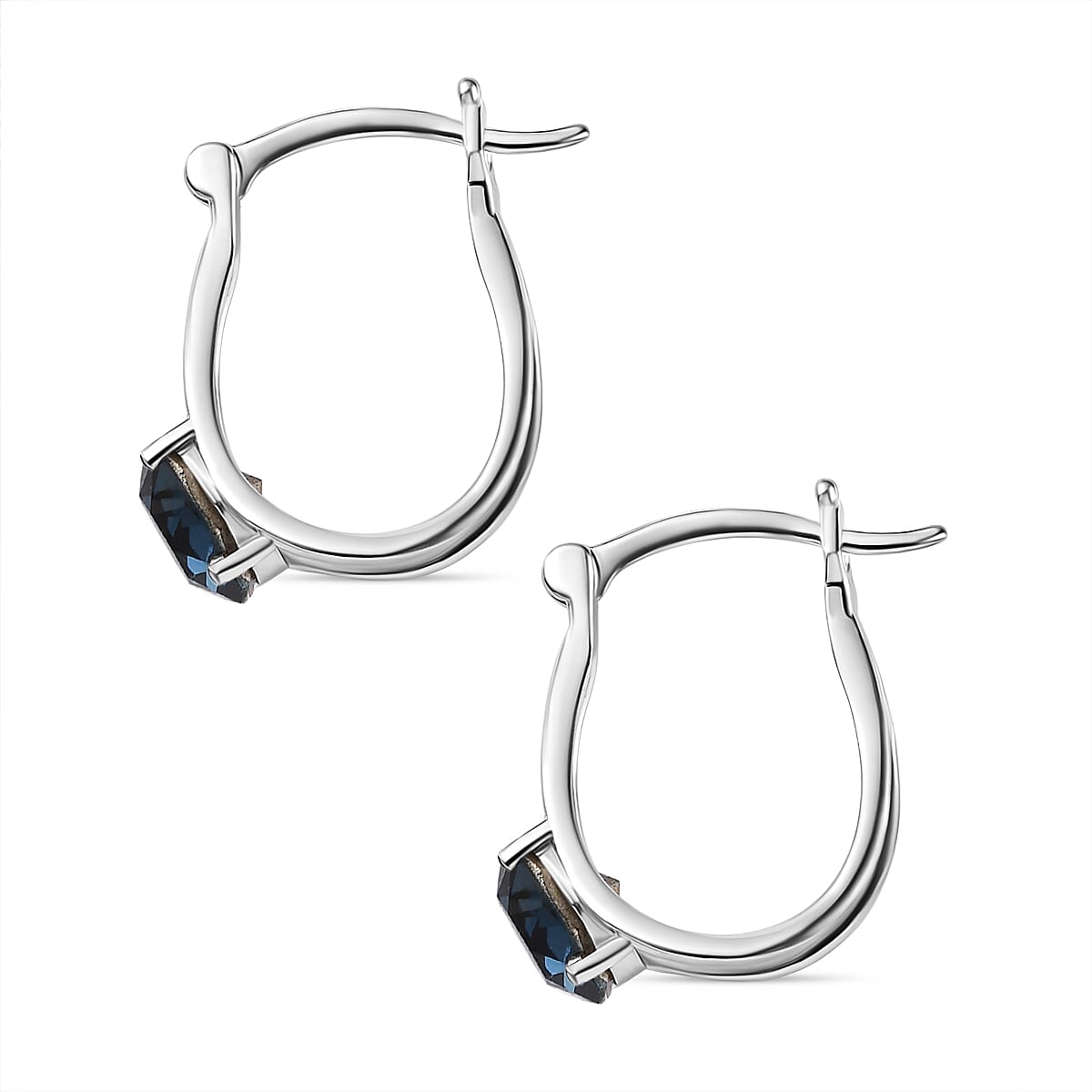 Montana Finest Austrian Crystal Earrings in Platinum Overlay Sterling Silver 2.35 Ct. 7661742 3