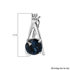 Montana Finest Austrian Crystal Earrings in Platinum Overlay Sterling Silver 2.35 Ct.