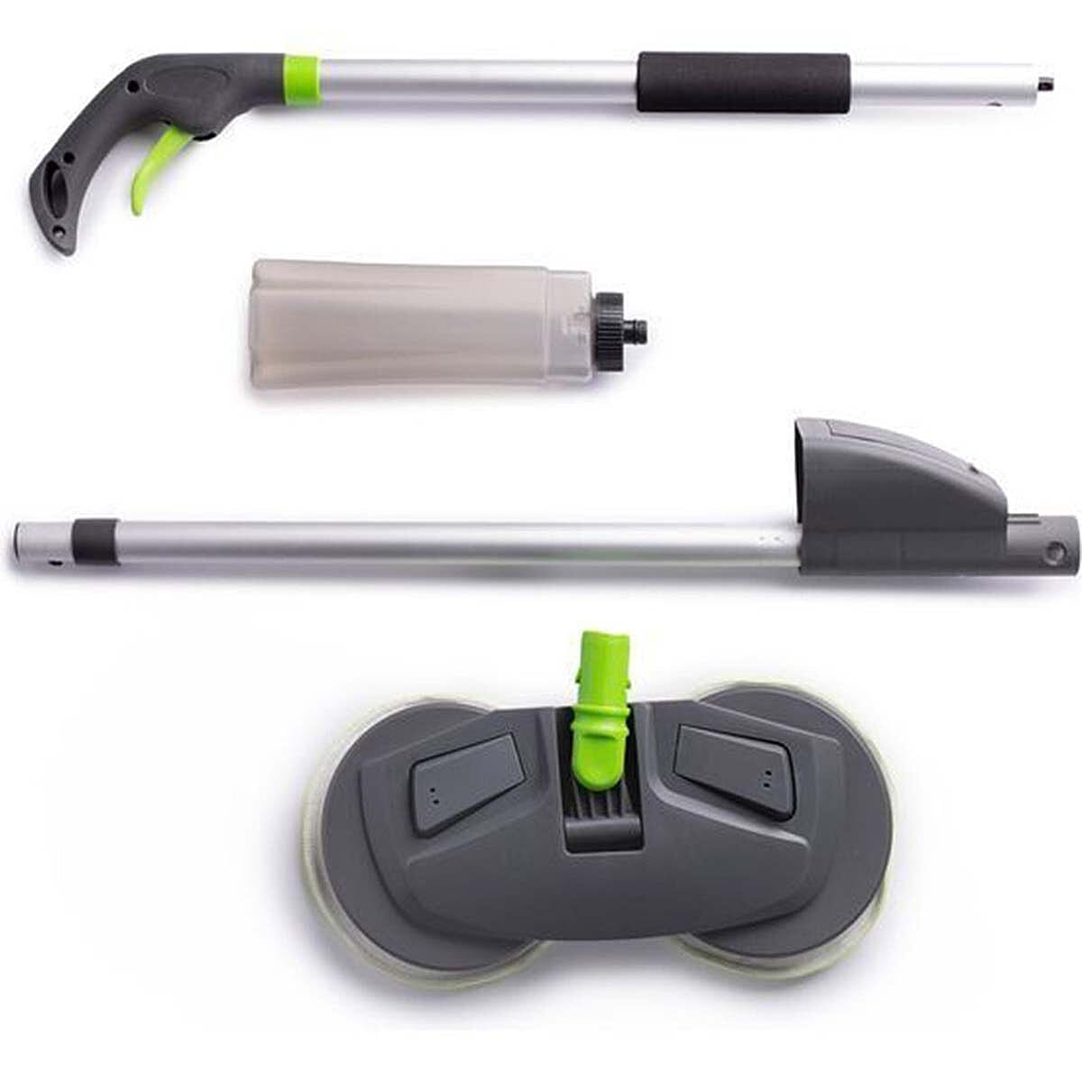 Brand New - Shine Rotating Mop With Spray - Grey 8574996 1