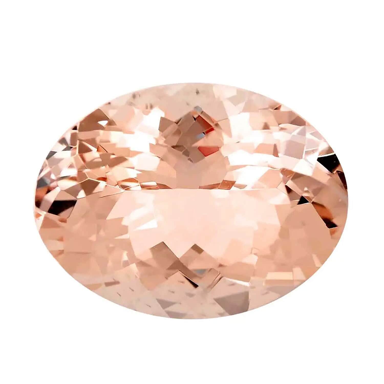 Morganite Loose Gemstone in Oval Shape (12x10 mm) 8954081 0